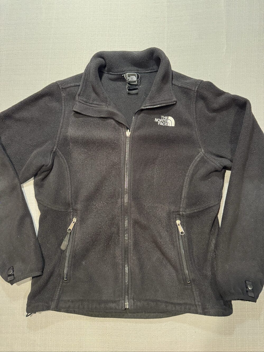 Women’s The North Face Full Zip Fleece Jacket – Black – Medium - Polartec Eco